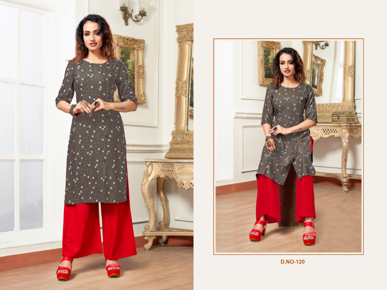 Sitka By Hokey Pokey Vol 5 Running Wear Kurtis With Plazzo Collection.