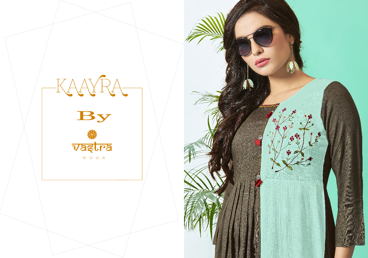 Vastra Moda Present Kayra Vol -1 Casual Wear Kurtis Collection