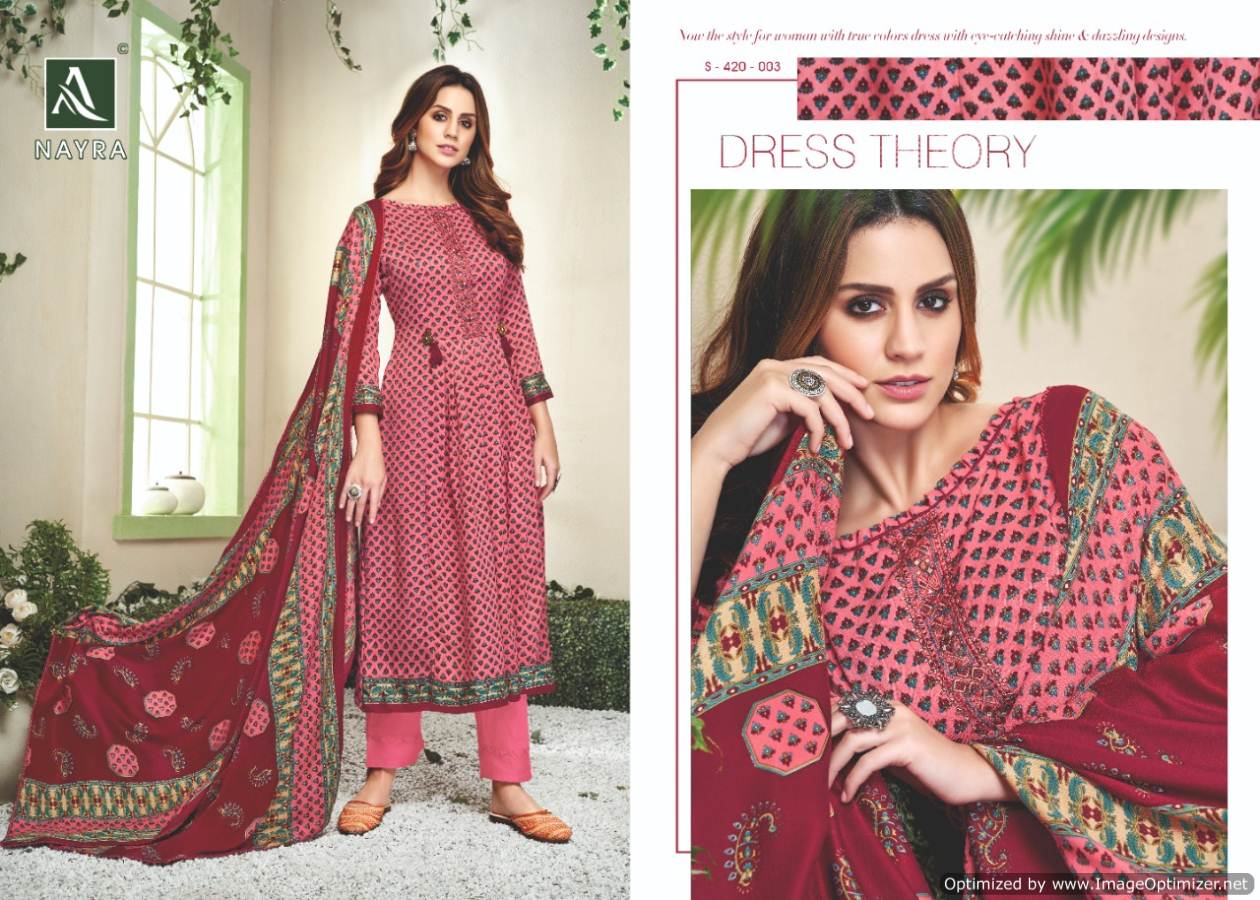 Alok Nayra Pure Pashmina Dress Material Collection.