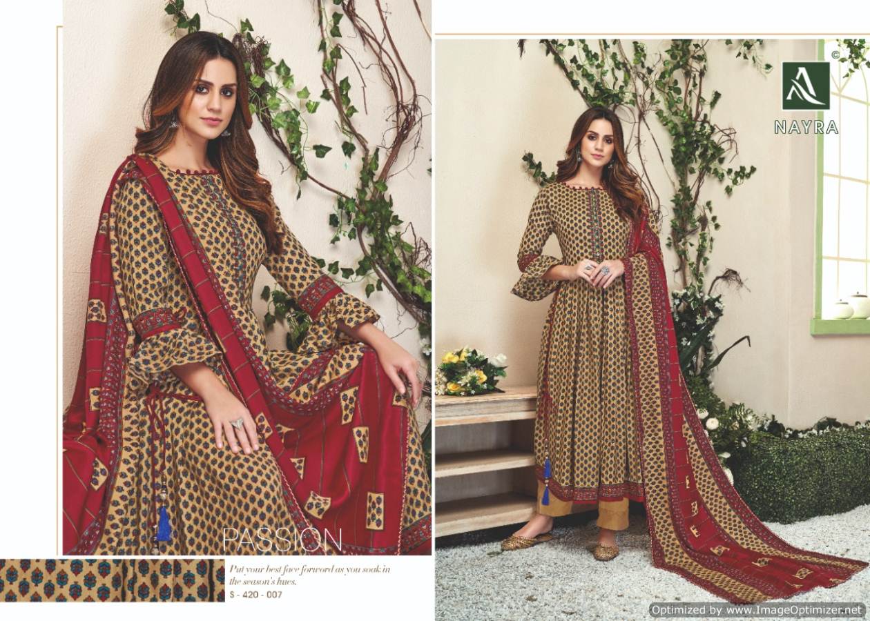 Alok Nayra Pure Pashmina Dress Material Collection.