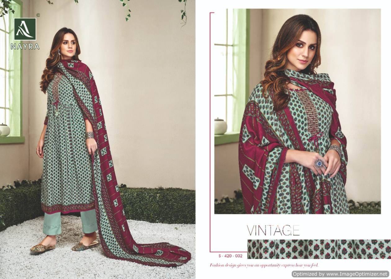 Alok Nayra Pure Pashmina Dress Material Collection.
