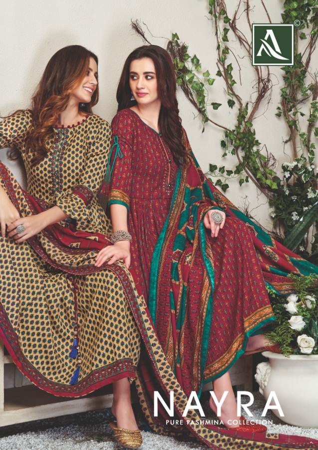 Alok Nayra Pure Pashmina Dress Material Collection.