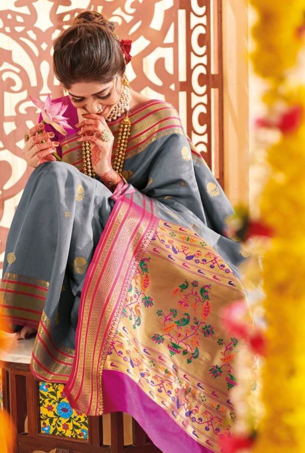 Shangrila Kornad Silk Handloom Soft Silk Festival Wear Saree Collection
