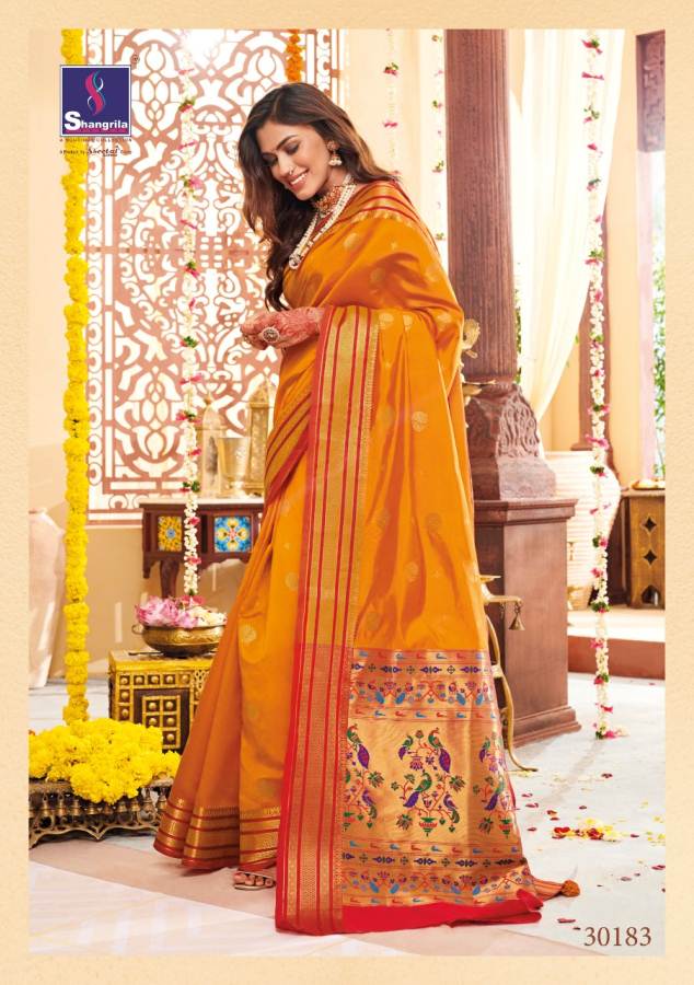 Shangrila Kornad Silk Handloom Soft Silk Festival Wear Saree Collection
