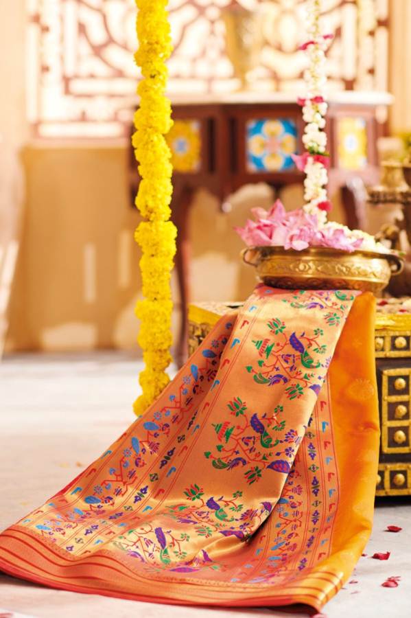 Shangrila Kornad Silk Handloom Soft Silk Festival Wear Saree Collection