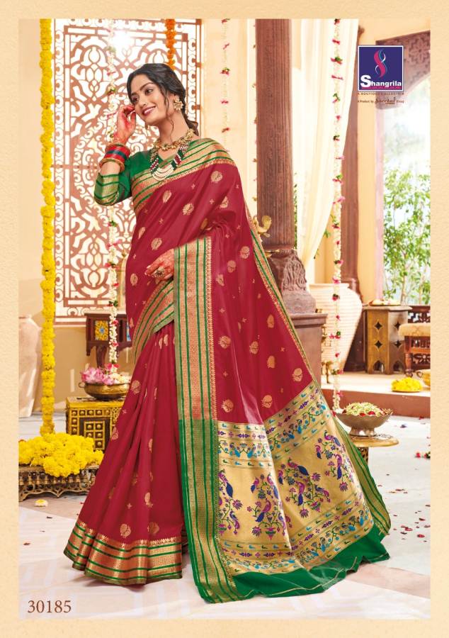 Shangrila Kornad Silk Handloom Soft Silk Festival Wear Saree Collection