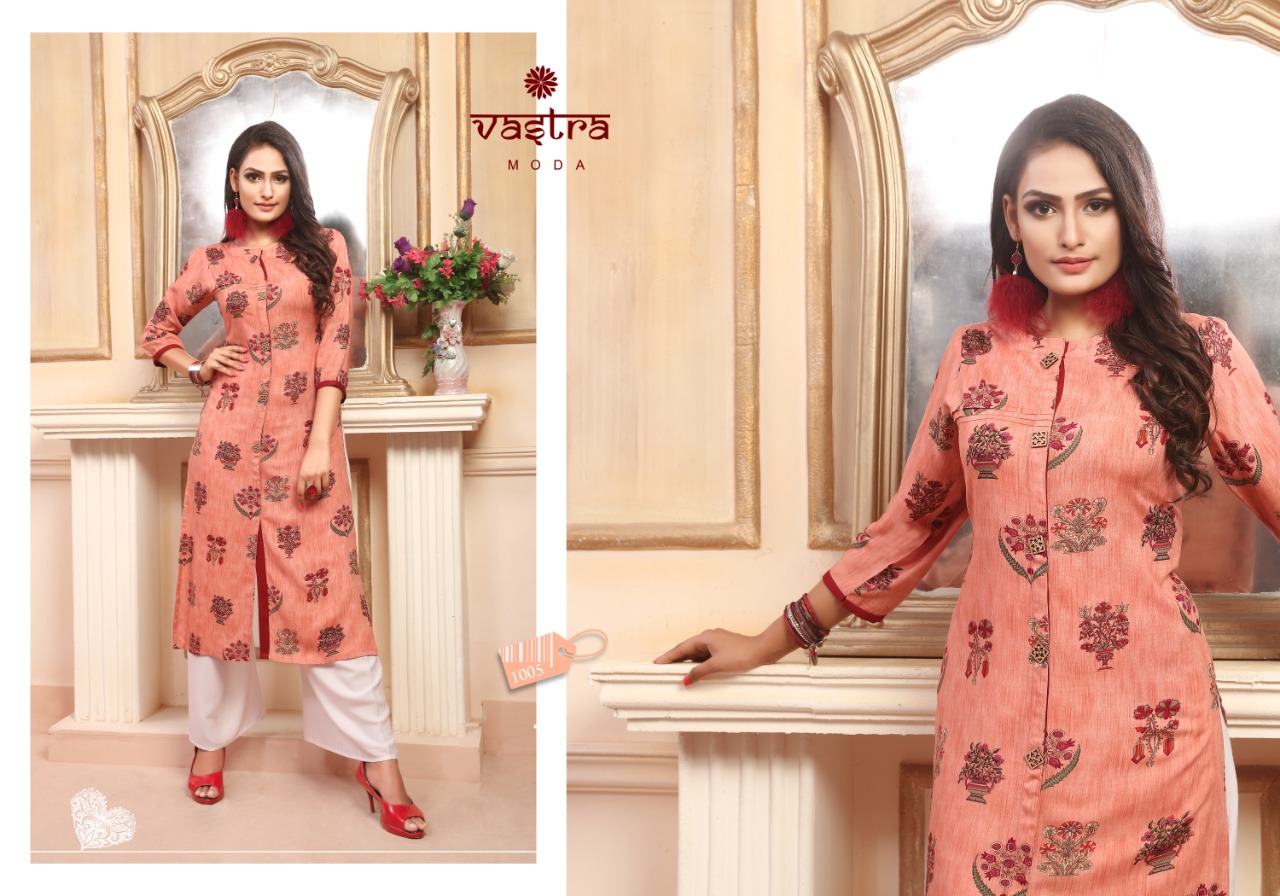 Vastra Moda Present Genisis Vol-1 Casual Wear Kurtis Collection
