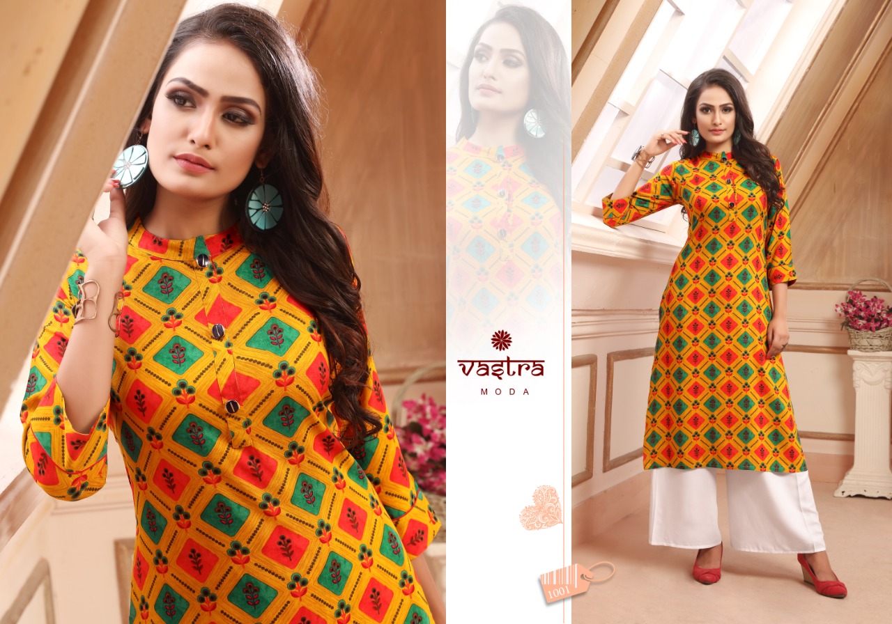 Vastra Moda Present Genisis Vol-1 Casual Wear Kurtis Collection