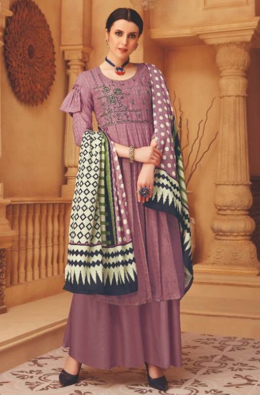Alok By Kaashvi Pure Pashmina Designer Dress Material Catalogue