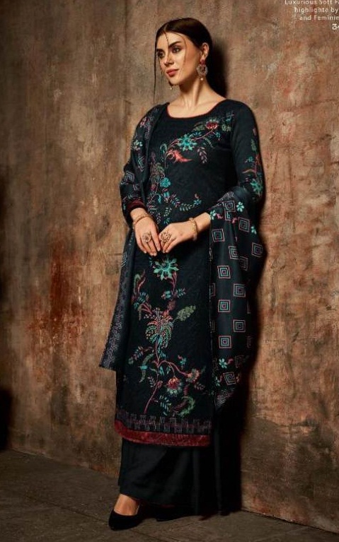 Belliza Present Blossom Pure Pashmina Dress Material Catalogue
