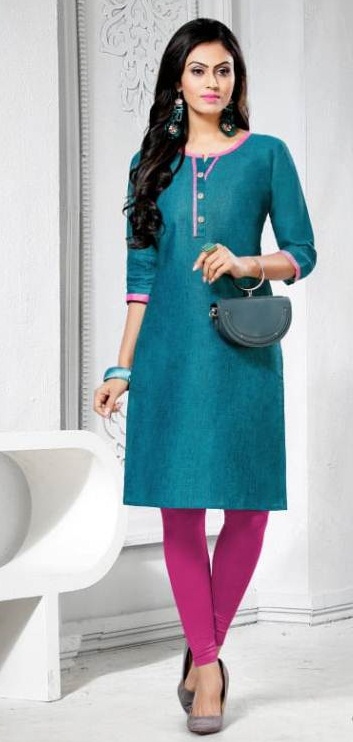 Kinti By Chitra Vol 14 Handloom Cotton Kurti Collection