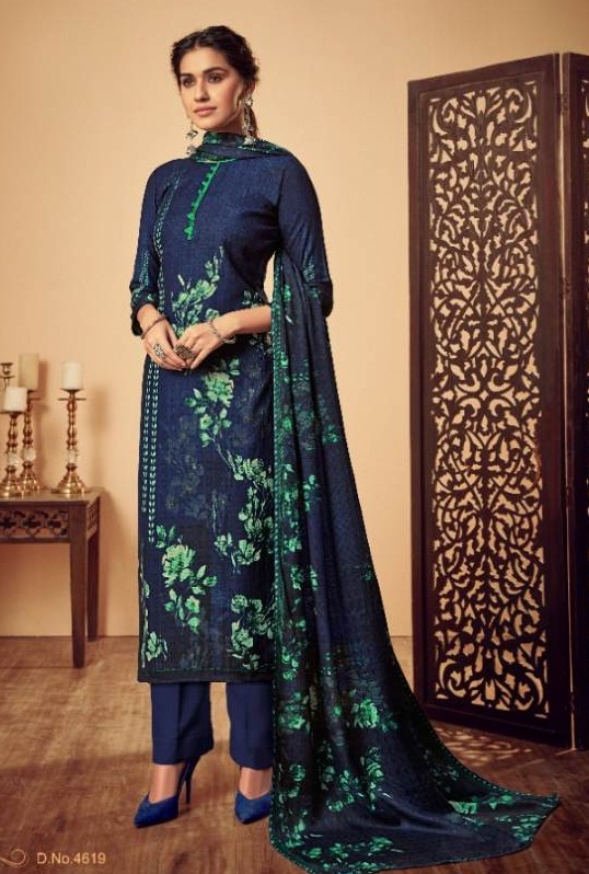 Levisha By Femina Vol 7 Pure Pashmina Printed Dress Material