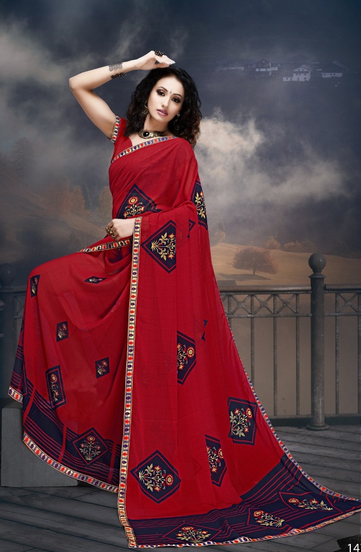 Haytee By G Mail Vol 80 Printed Saree Collection