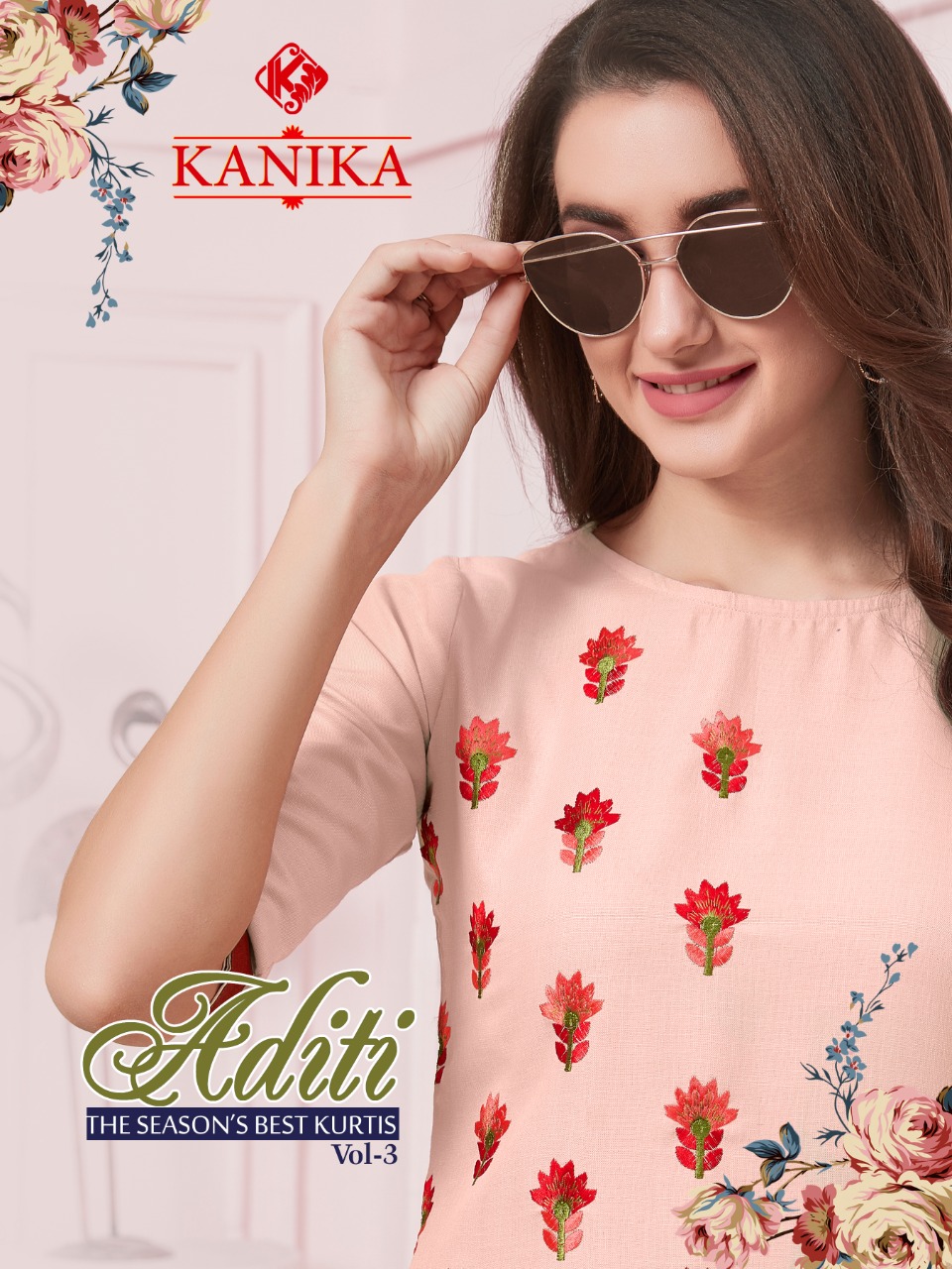 Kanika Presents Aditi 3 Casual Wear  Kurtis Collection