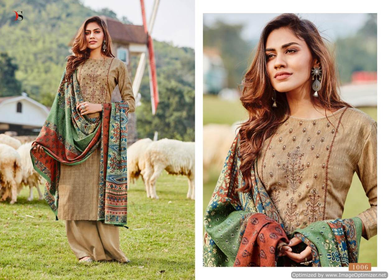 Deepsy Presents Khwab Pure Pashmina Dress Material