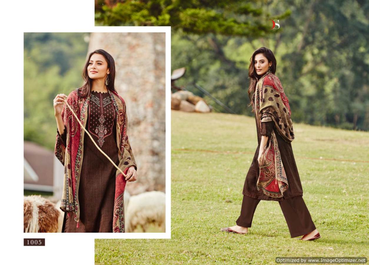 Deepsy Presents Khwab Pure Pashmina Dress Material