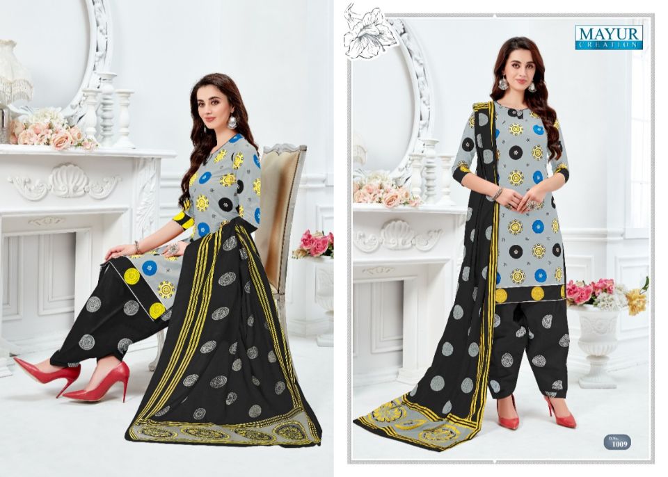 Mayur Presents Meera Patiyala Printed Cotton Dress Materials