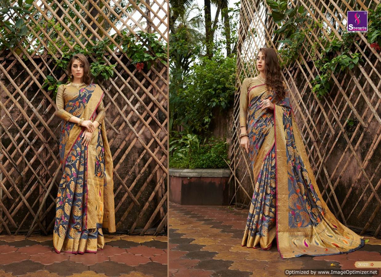Shangrila By Sundari Silk Designer Weaving Zari Silk Saree Collection