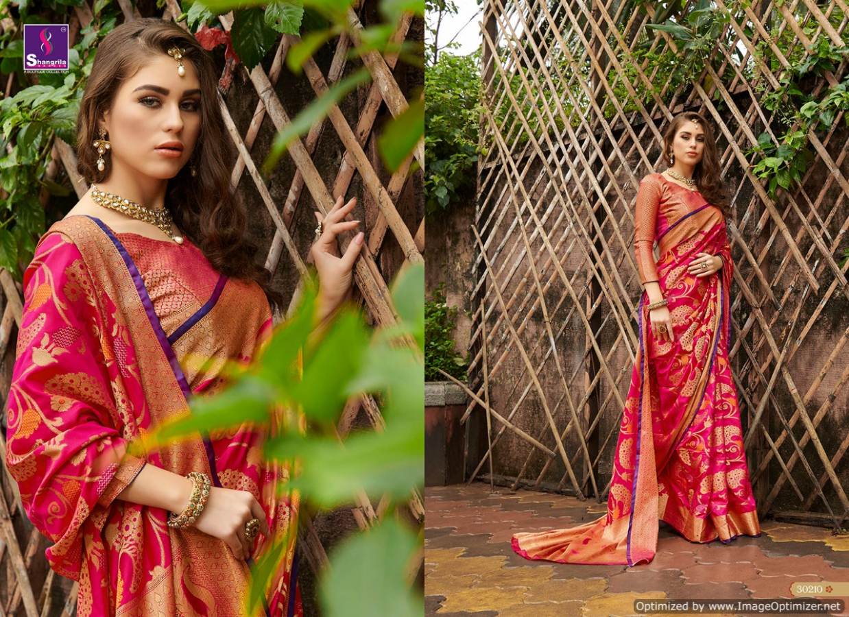 Shangrila By Sundari Silk Designer Weaving Zari Silk Saree Collection