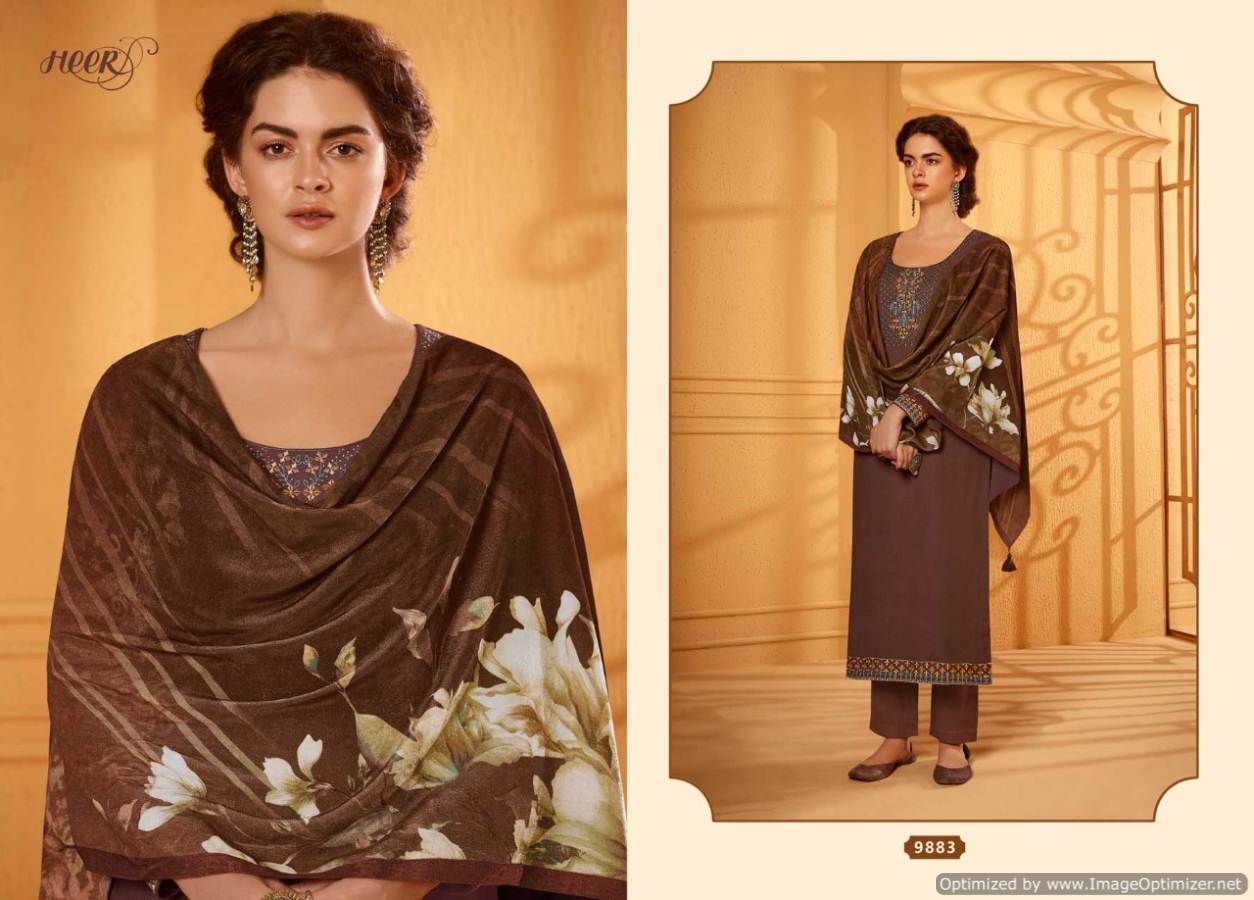 Kimora By Heer Velvet Vol 59 Designer Shagun Silk Dress Material Catalog