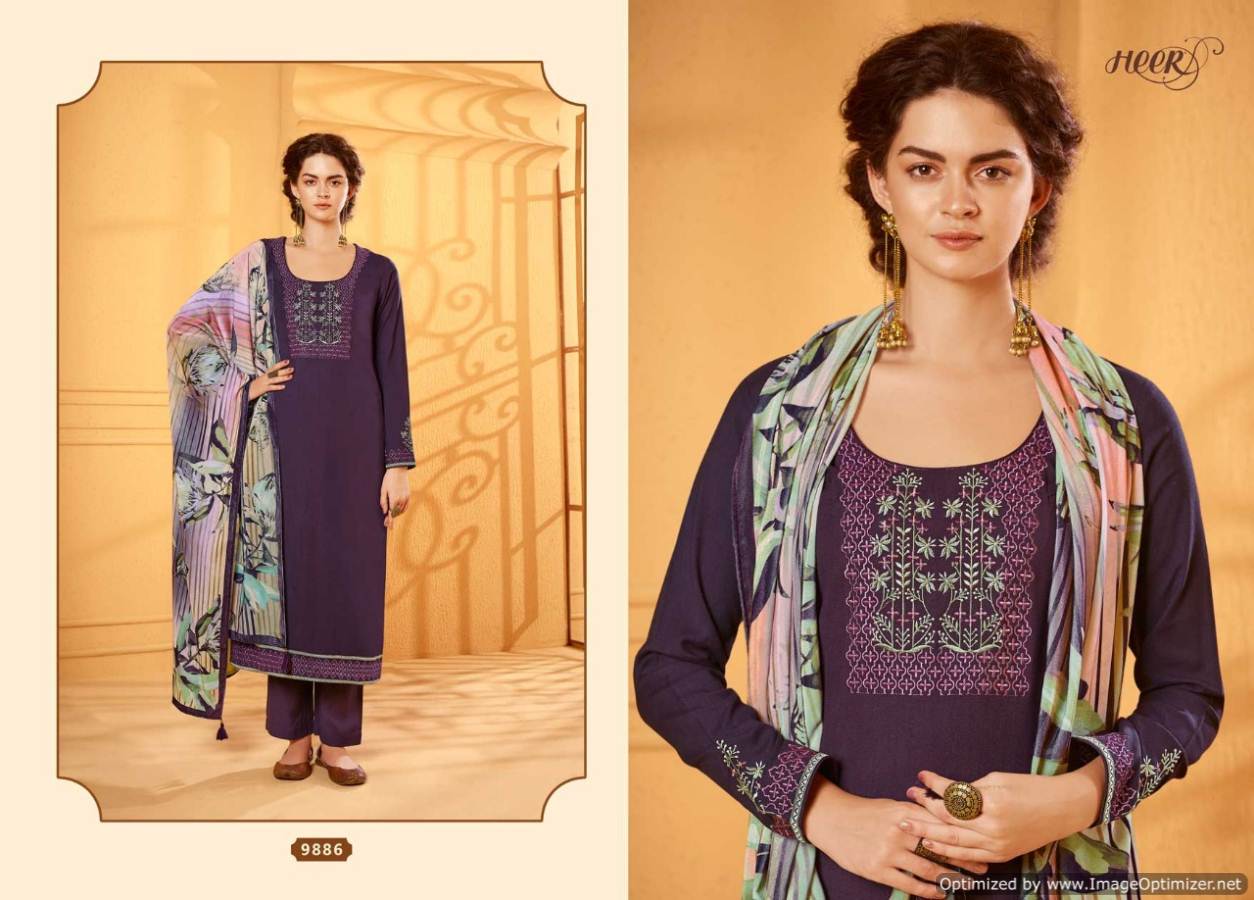 Kimora By Heer Velvet Vol 59 Designer Shagun Silk Dress Material Catalog