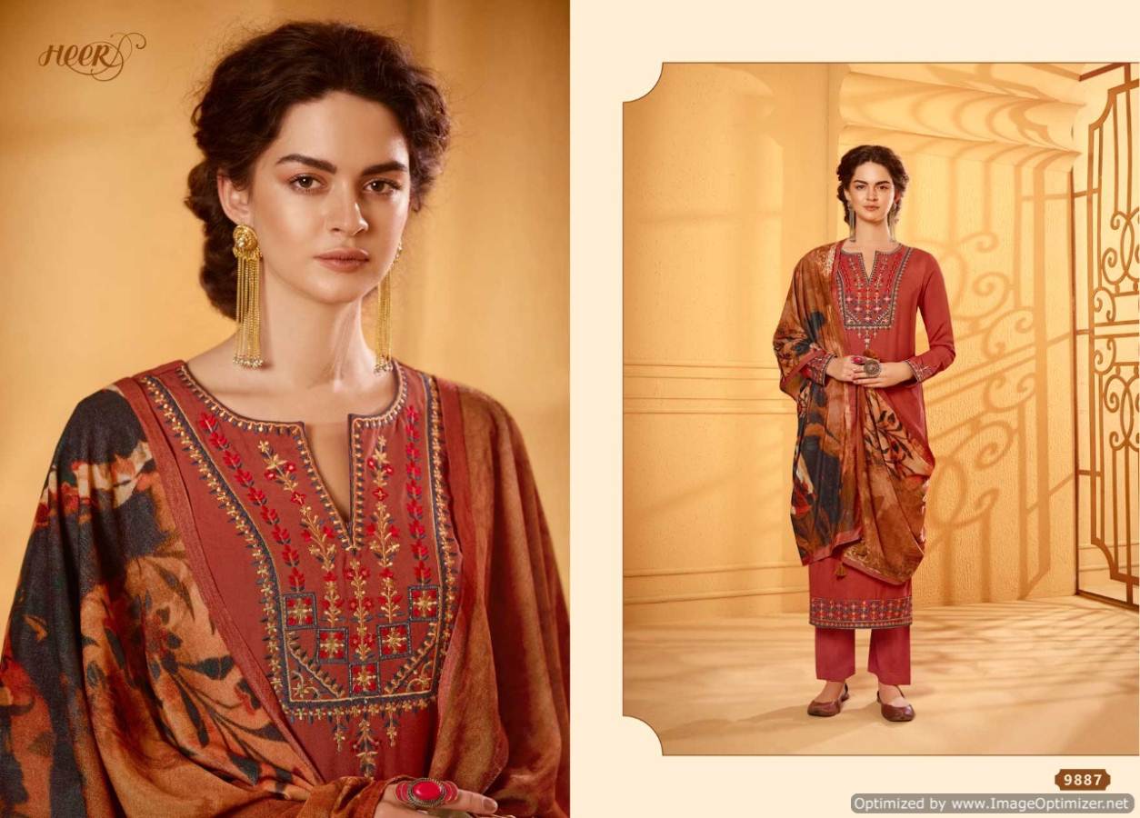 Kimora By Heer Velvet Vol 59 Designer Shagun Silk Dress Material Catalog