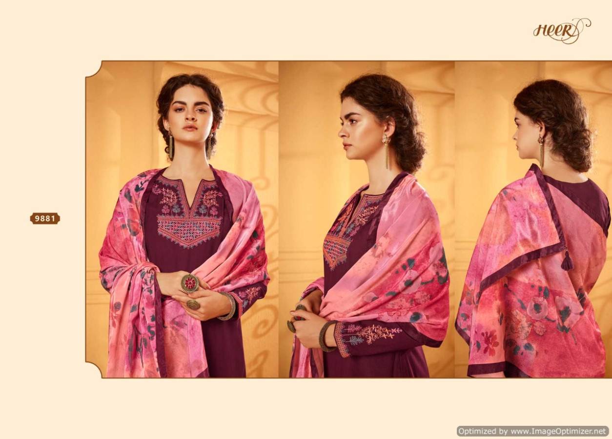Kimora By Heer Velvet Vol 59 Designer Shagun Silk Dress Material Catalog