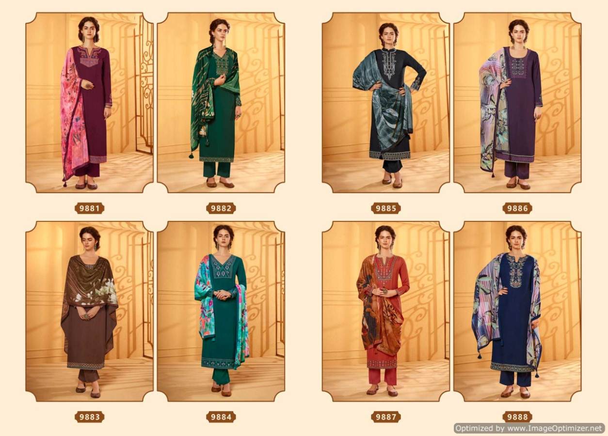 Kimora By Heer Velvet Vol 59 Designer Shagun Silk Dress Material Catalog