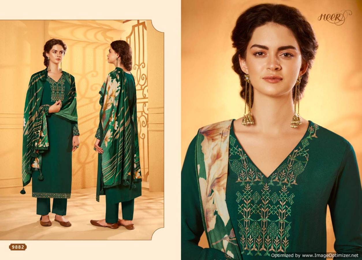 Kimora By Heer Velvet Vol 59 Designer Shagun Silk Dress Material Catalog