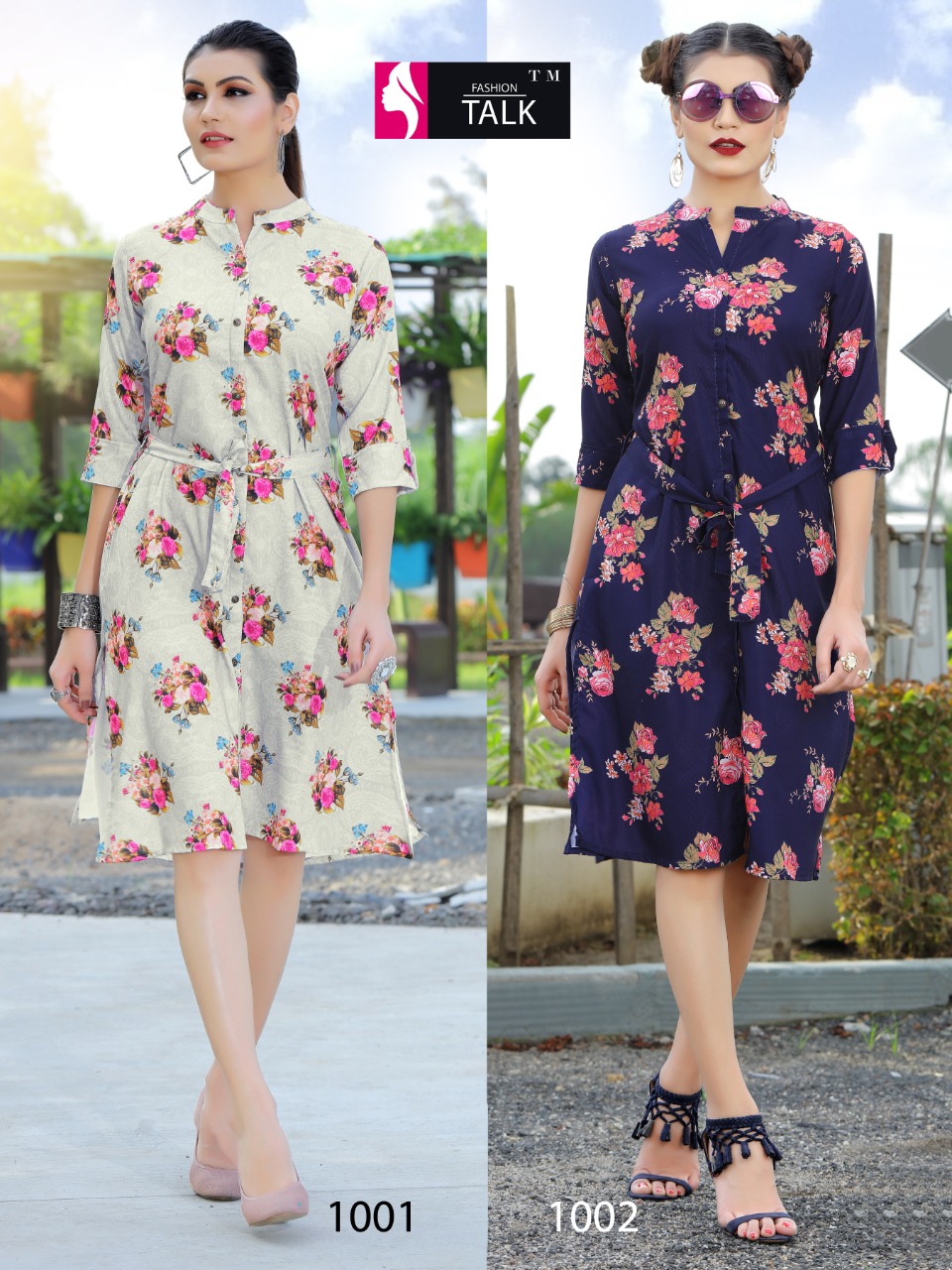 Ft By Colour Bar 1 Rayon Digital Printed Kurti