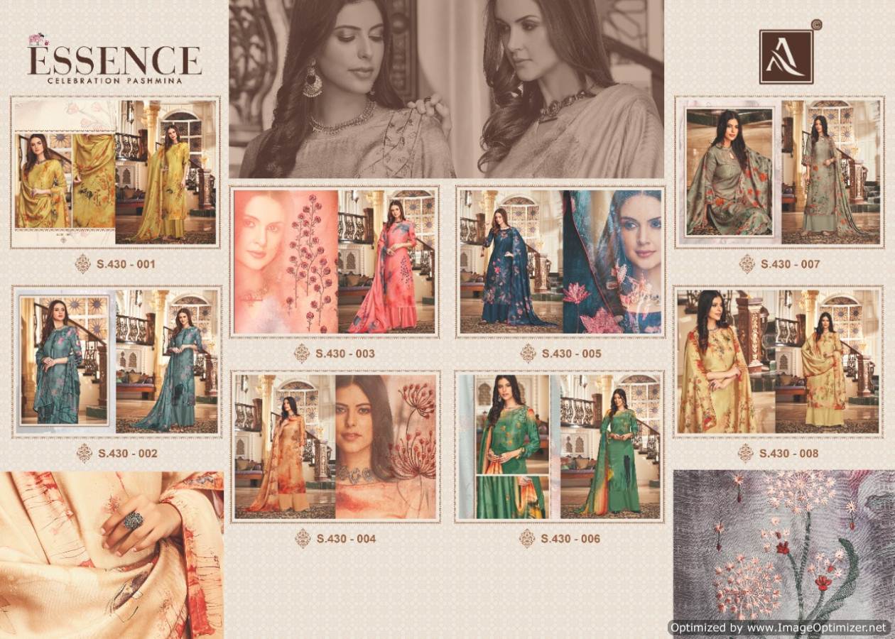 Alok By Essence Woolen Pashmina Digital Printed Winter Collection
