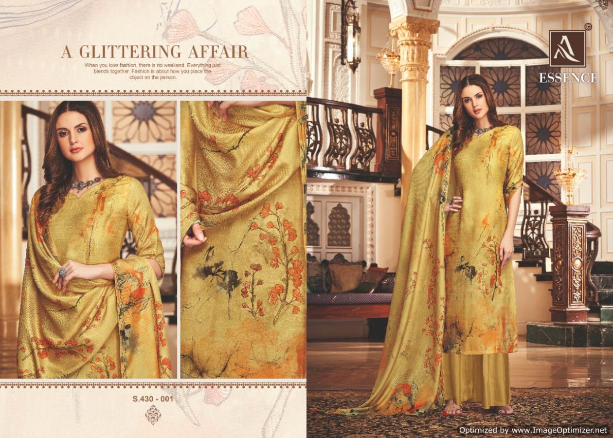 Alok By Essence Woolen Pashmina Digital Printed Winter Collection