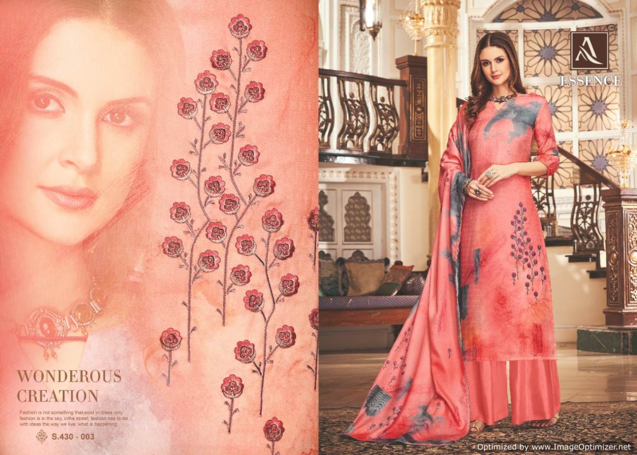 Alok By Essence Woolen Pashmina Digital Printed Winter Collection
