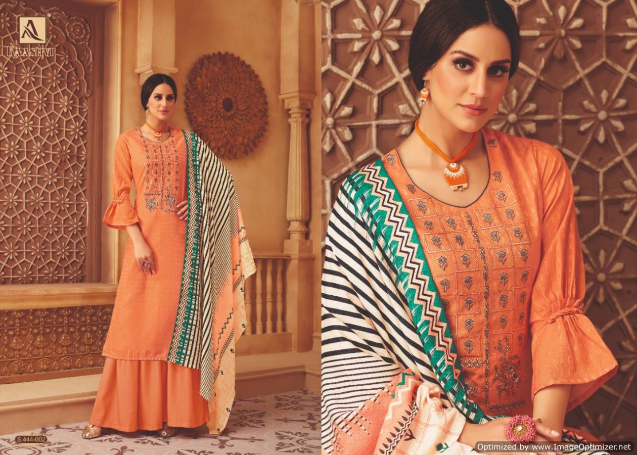 Alok By Kaashvi Pure Pashmina Designer Dress Material Catalogue