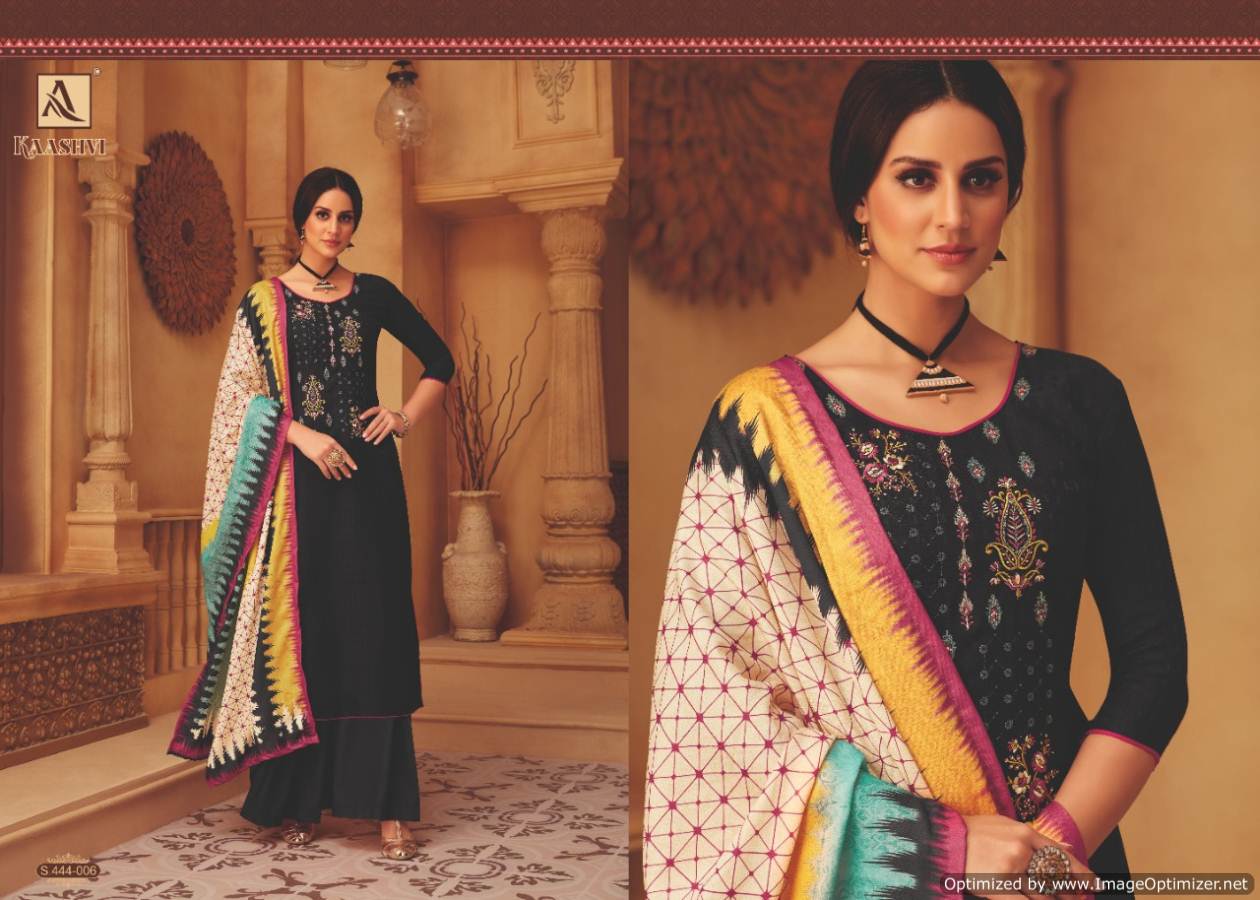 Alok By Kaashvi Pure Pashmina Designer Dress Material Catalogue