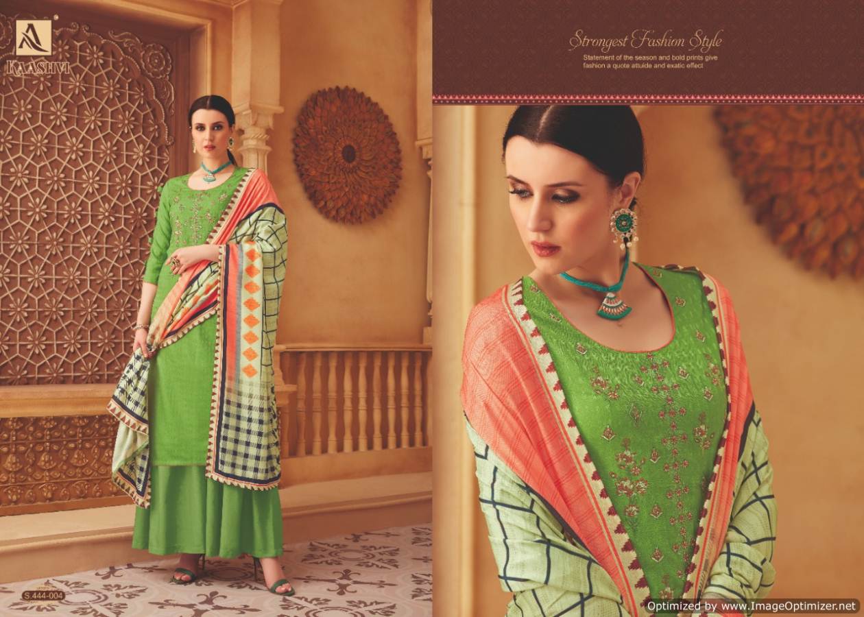 Alok By Kaashvi Pure Pashmina Designer Dress Material Catalogue