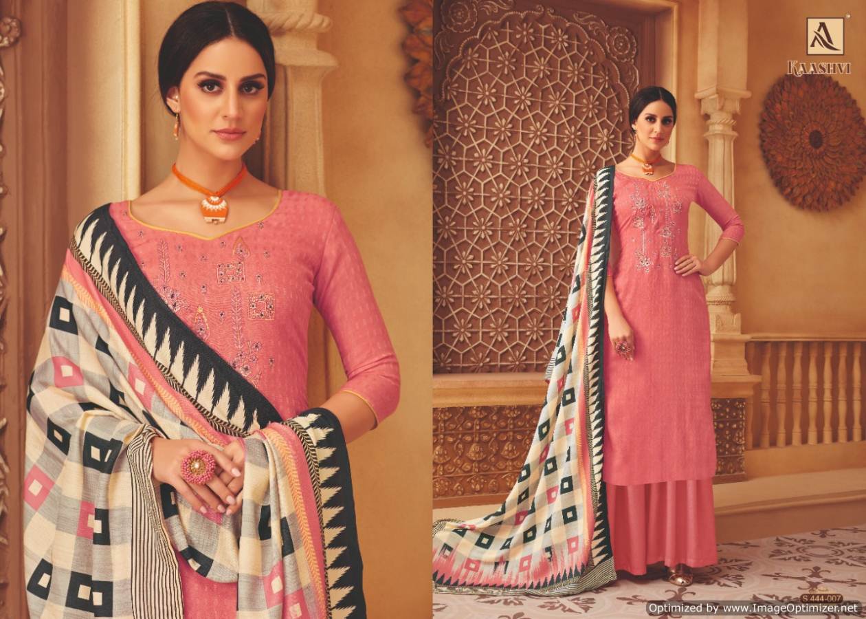 Alok By Kaashvi Pure Pashmina Designer Dress Material Catalogue
