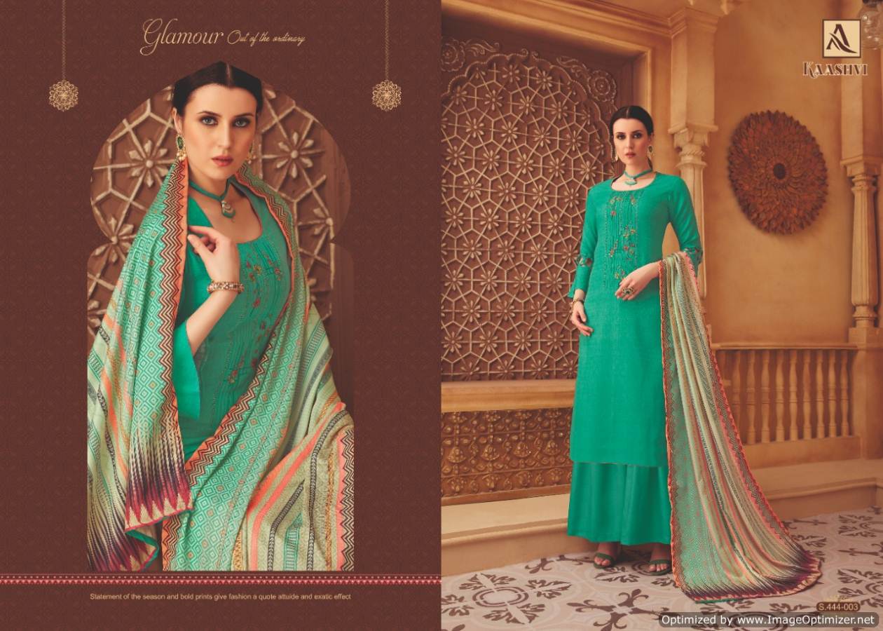 Alok By Kaashvi Pure Pashmina Designer Dress Material Catalogue