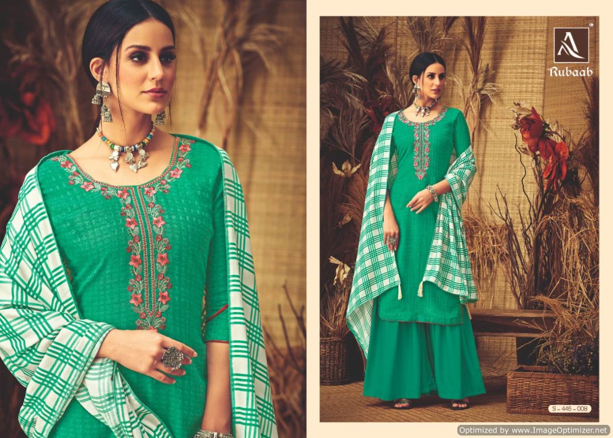 Alok By Rubaab Pure Pashmina Designer Dress Material Catalogue