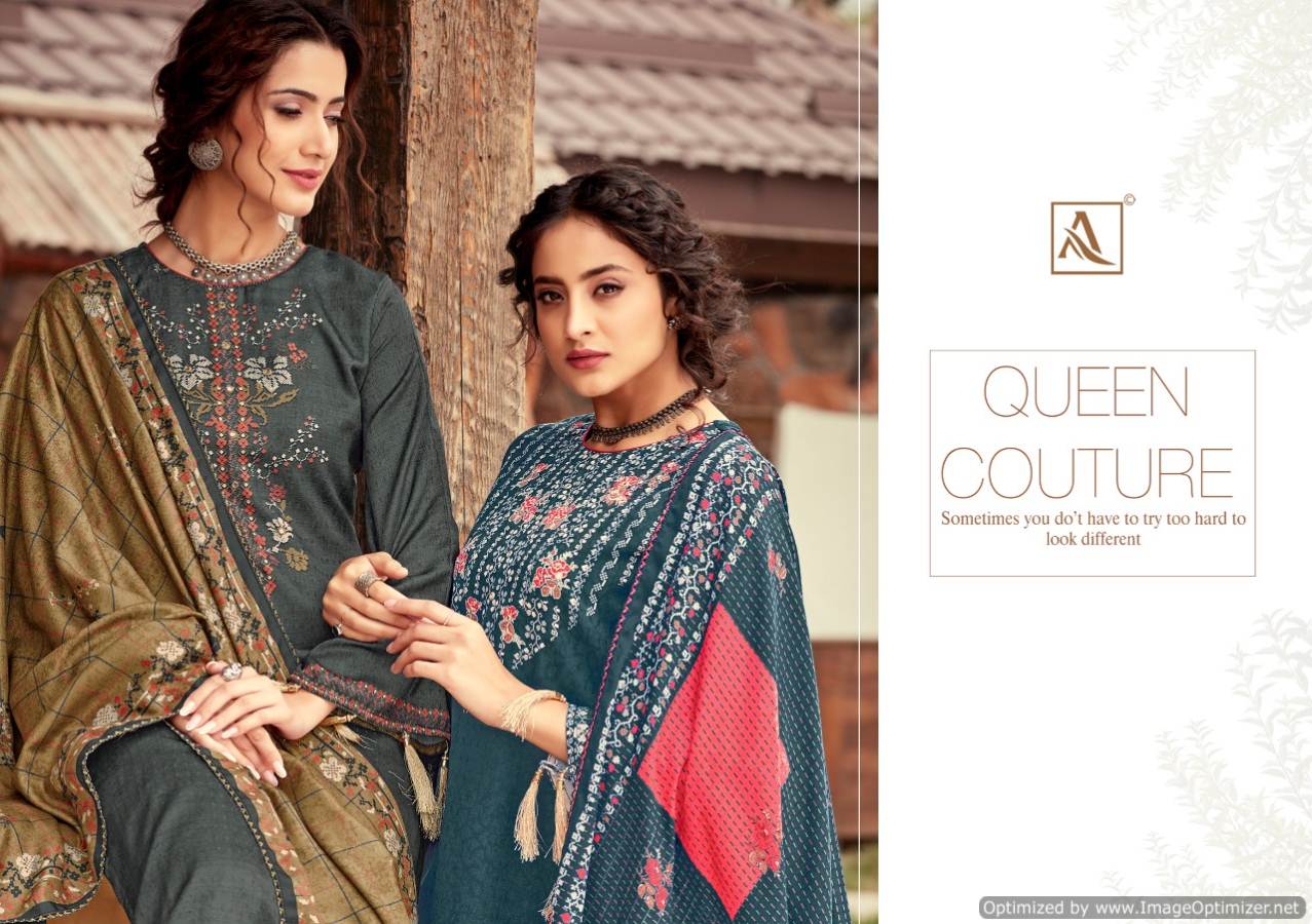 Alok Present Yasha Ready Made Pashmina Dress Catalogue
