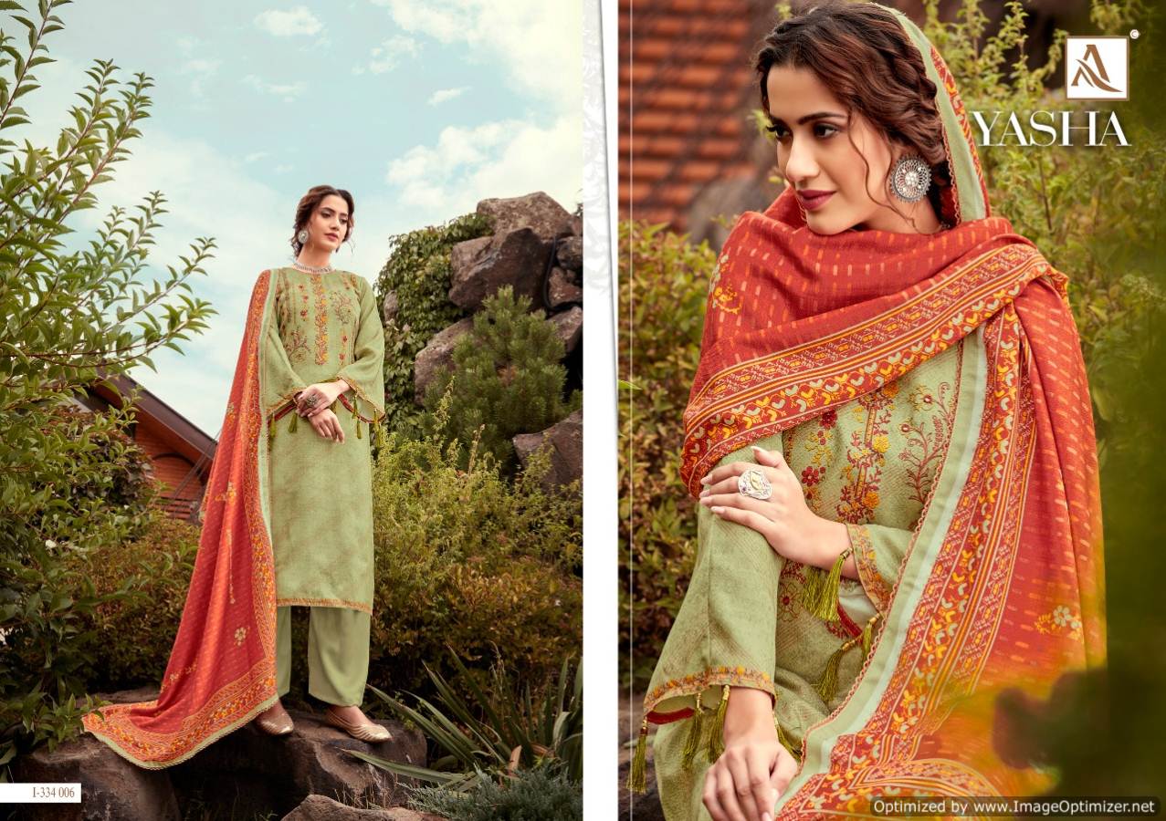 Alok Present Yasha Ready Made Pashmina Dress Catalogue