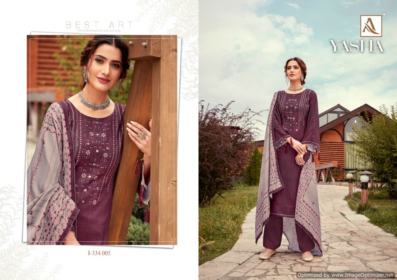Alok Present Yasha Ready Made Pashmina Dress Catalogue