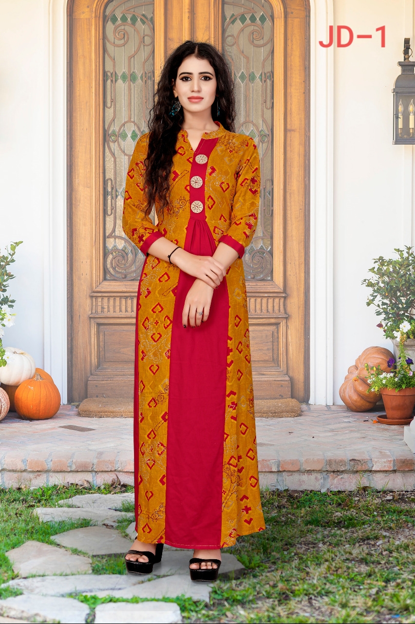 Amore Present Vyanshi Vol 2 Long Gown Types Kurtis Catalogue