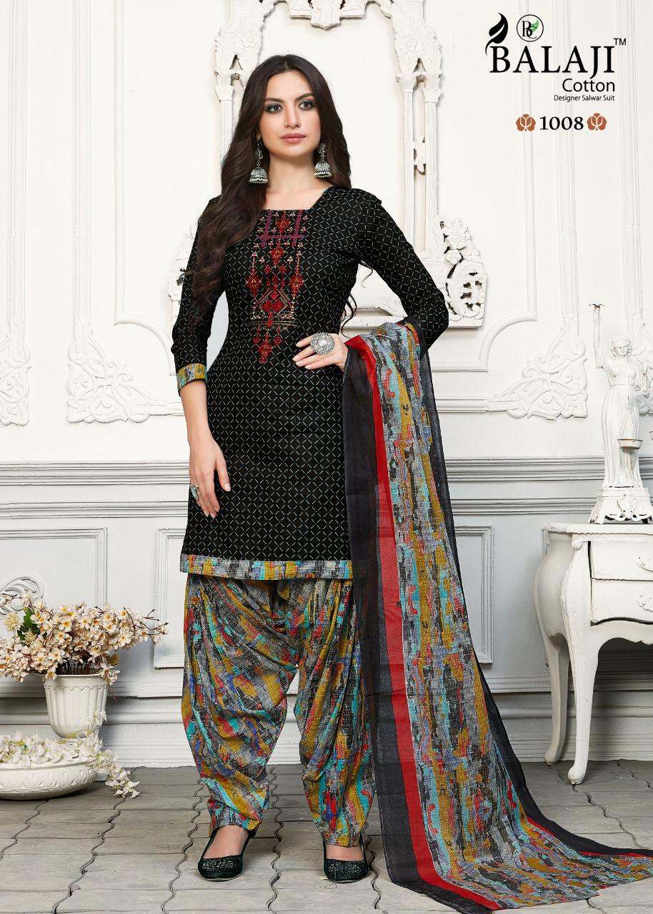 Balaji By Rasberry Patiyala 2 Cotton Printed Dress Material