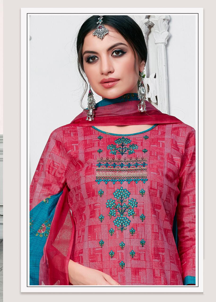 Balaji By Rasberry Patiyala 2 Cotton Printed Dress Material