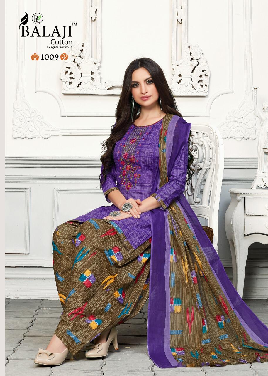 Balaji By Rasberry Patiyala 2 Cotton Printed Dress Material