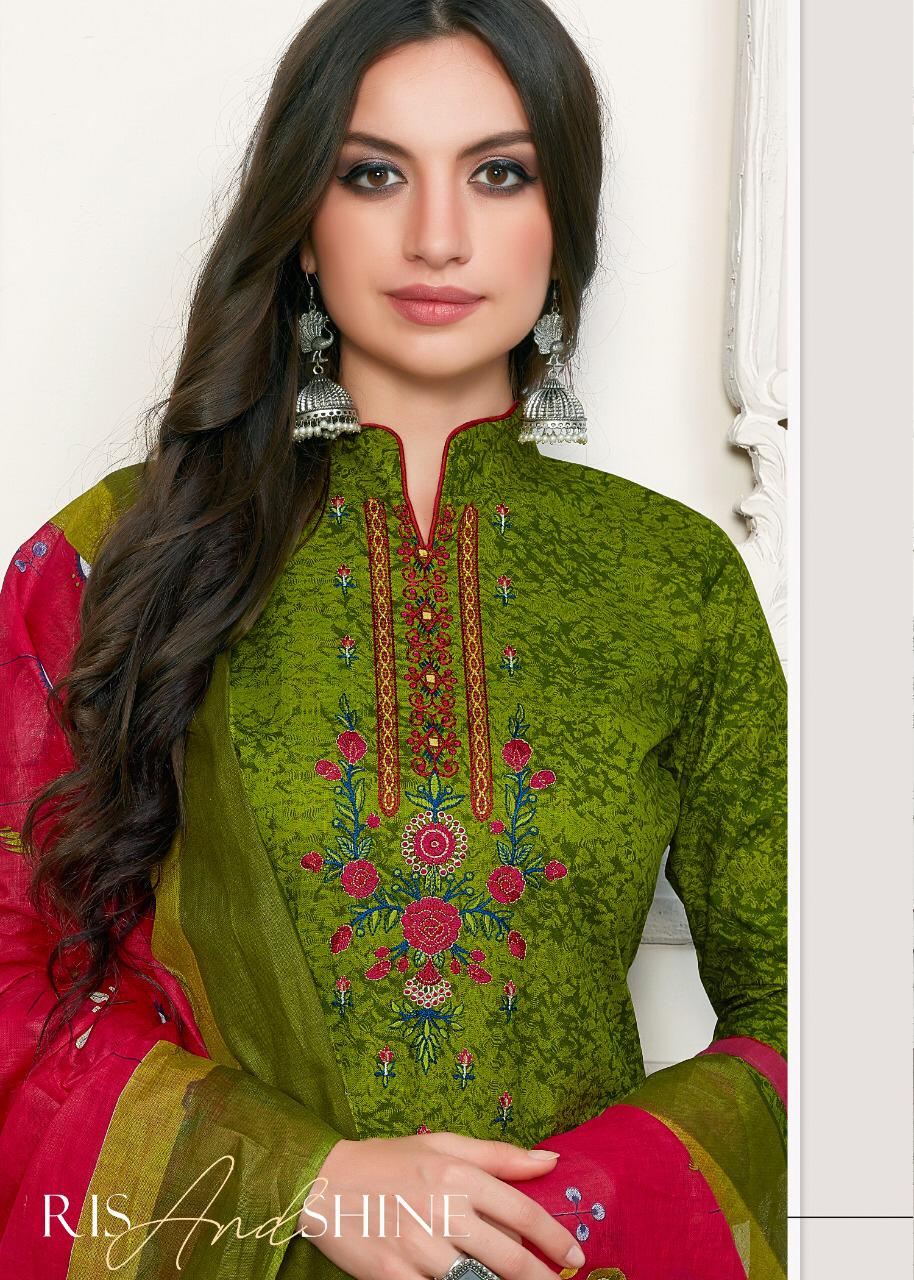 Balaji By Rasberry Patiyala 2 Cotton Printed Dress Material