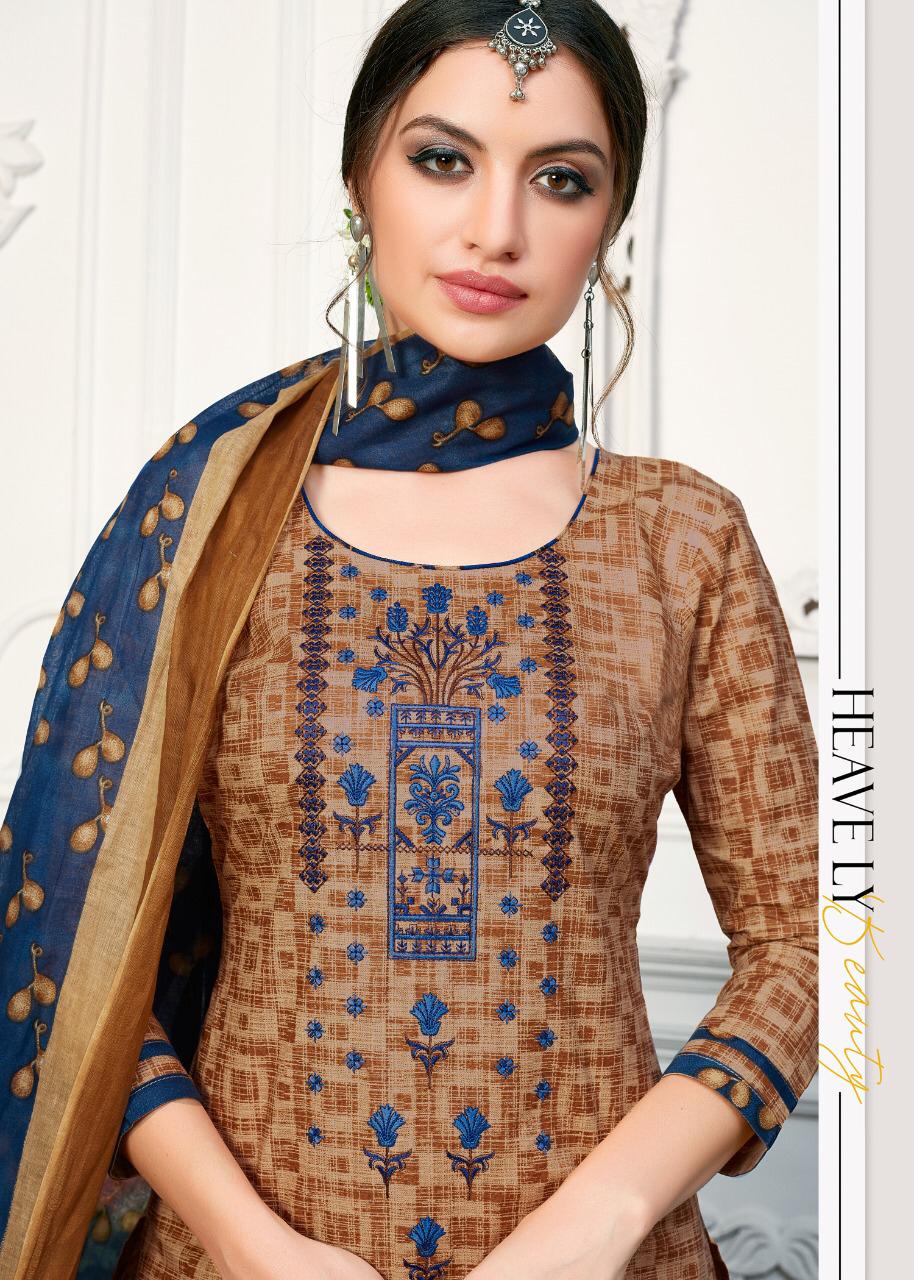 Balaji By Rasberry Patiyala 2 Cotton Printed Dress Material
