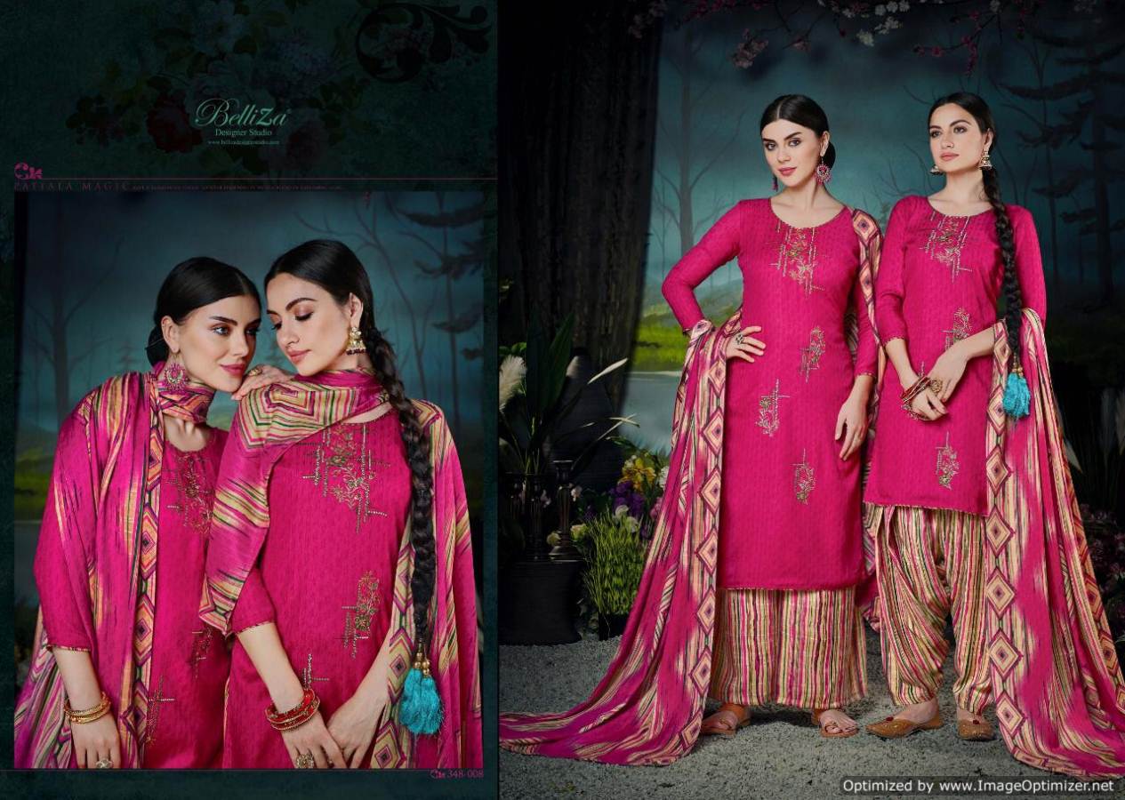 Belliza Present Patiala Magic Digital Printed Dress Material Catalogue