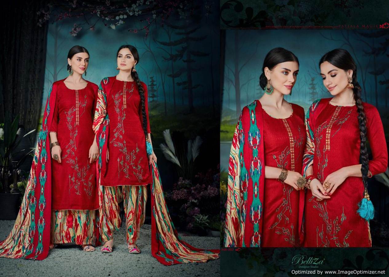 Belliza Present Patiala Magic Digital Printed Dress Material Catalogue